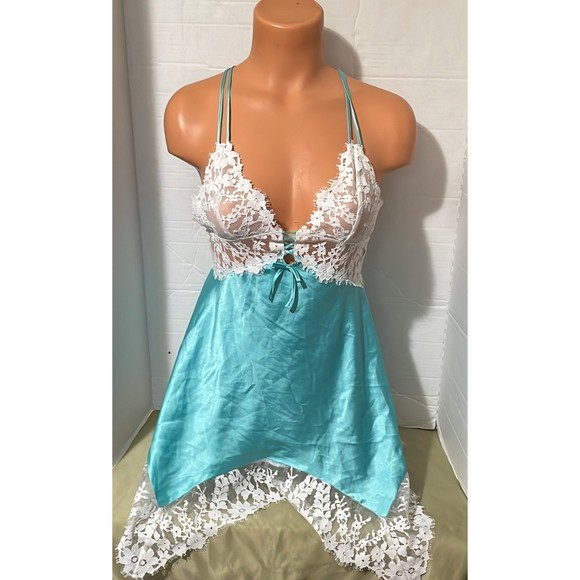 Vintage Victoria’s Secret silky satin slip y2k chemise negligee nightgown SM - Picture 5 of 12